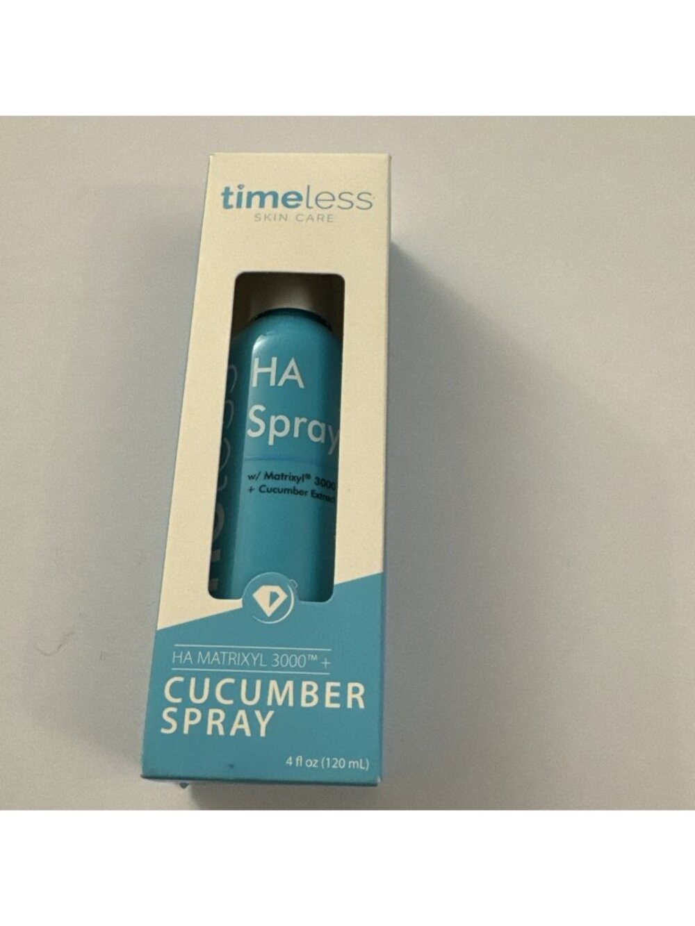 New Timeless Skin Care HA (Hyaluronic Acid) Matrixyl 3000 Cucumber Spray 4oz J14